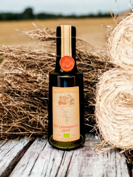 Bio Leinsamenöl "Gold" - aus heimischem Goldlein